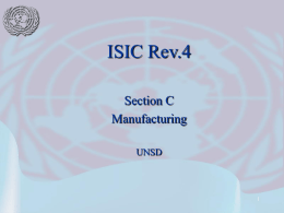 ISIC Rev.4 - Section C - United Nations Statistics Division