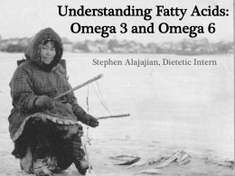 Understanding Omega 3 and Omega 6 Fatty Acids