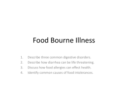 Food Bourne Illness