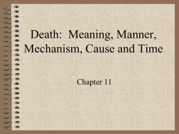 Determine Time of Death