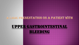 A case study/presentation on a patient with