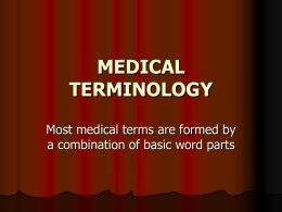 How to's of Med Terms