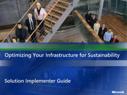 Solution Implementer Guide - Center