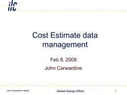 Managing Cost Estimates