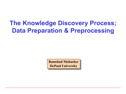 Data Mining and Knowledge Discovery - Web