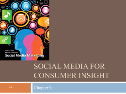 Social media for consumer insight