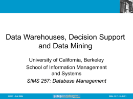 Slides from Lecture 19 - Courses - University of California, Berkeley