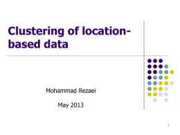 Location clustering