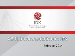 More Details About IDX Taxonomy