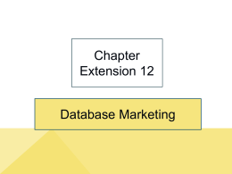 Chapter Extension 12