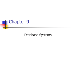 Database model