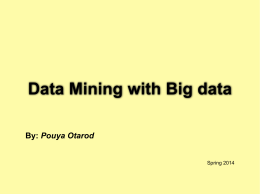 Data Mining with Big data By