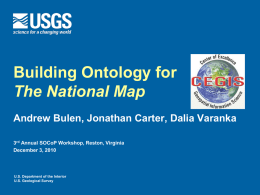 Building Ontology for the national map