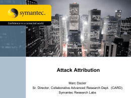 Attack attribution