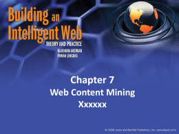 Chapter 7 Web Content Mining Xxxxxx