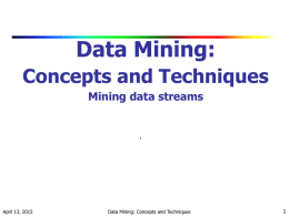 Data Streams[Last Lecture] - Computer Science Unplugged