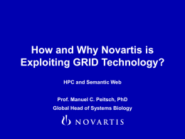 GRID Computing at Novartis