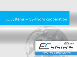 Company introduction - EC Systems Sp. z o.o.