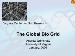 Life Sciences and Grids