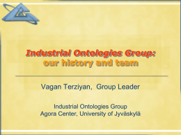 Industrial Ontologies Group