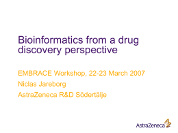 Bioinformatics in drug discovery