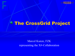 The CrossGrid Project