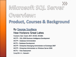 SQL Server & High Availability - E