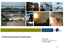 Government Industry–Defense Logistics Segment Framework