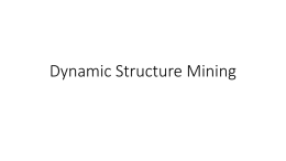 Dynamic Structure Mining