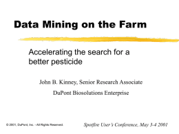Data Mining on the Farm