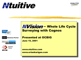 NVision demo for Ont. Cognos User Group