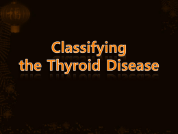 Classify the Thyroid Disease