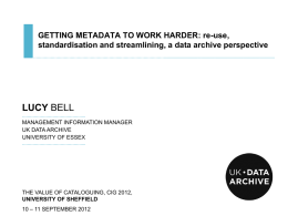 Bell: Getting metadata to work harder
