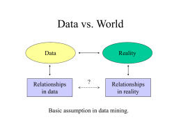 The Nature of the World and Its Impact on Data Preparation