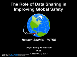 MITRE/CAASD Overview - Flight Safety Foundation