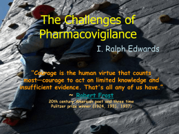 The Essence of Pharmacovigilance