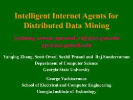 Intelligent Internet Agents for Distributed Data Mining