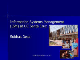 Information Systems Manage