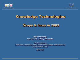 Knowledge Technologies 2002-2006