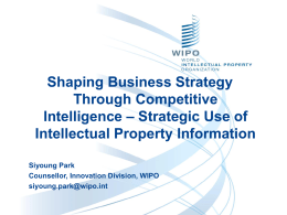 Shaping Business Strategy Through Competitive Intelligence