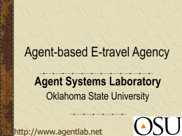 Agent-based E-travel Agency