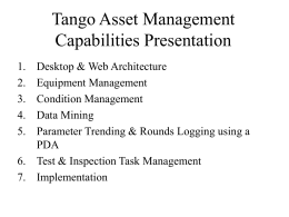 Alcoa Reliability Team Tango Asset Management Capabilities
