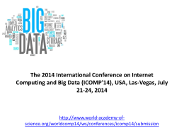 The 2014 International Conference on Internet Computing