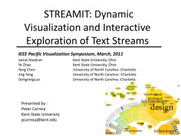 STREAMIT: Dynamic Visualization and Interactive