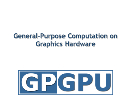 Mapping Computational Concepts to GPUs