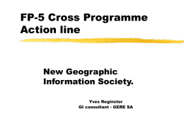 FP-5 Cross Programme Action line