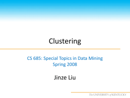 Clustering - Network Protocols Lab