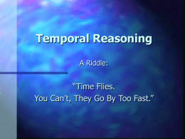 Temporal Reasoning