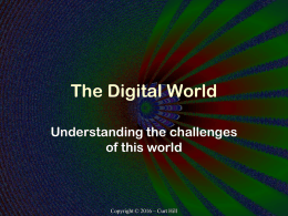 The digital world.