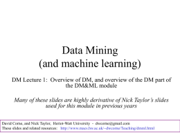 DMML1_overview